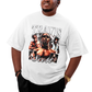 Camiseta Plus Size Algodão T shirt Travis Scott Prateado