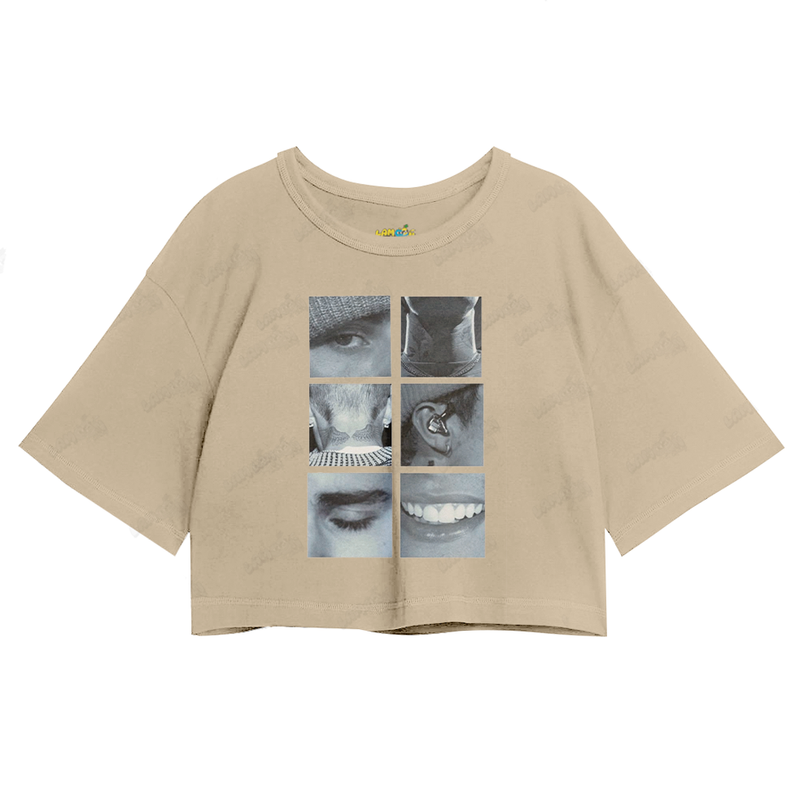 Cropped Oversized Algodão Justin Bieber 1994 PB