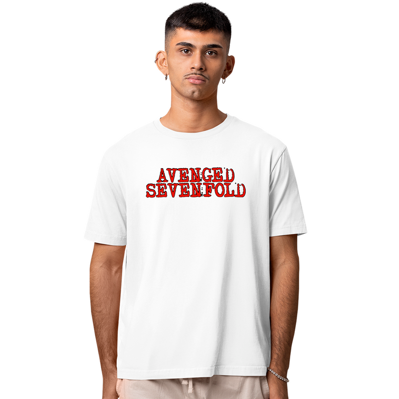 Camiseta Algodão Avenged Seven Fold Nome