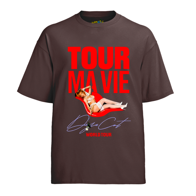Camiseta Algodão Doja Cat Worl Tour Ma Vie