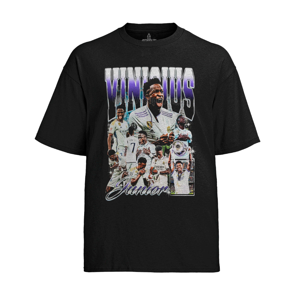 Camiseta Algodão Unissex Tshirt Vinicius Jr Real Madrid