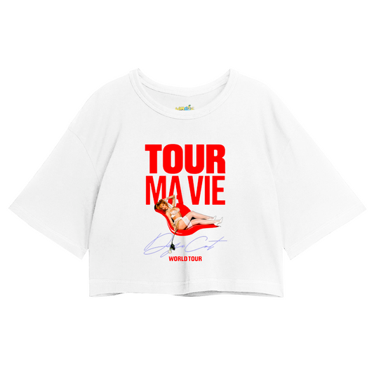 Cropped Oversized Doja Cat Worl Tour Ma Vie