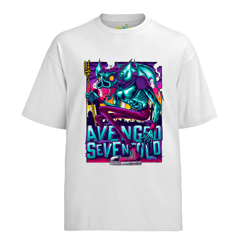 Camiseta Algodão Avenged Seven Fold Morcego