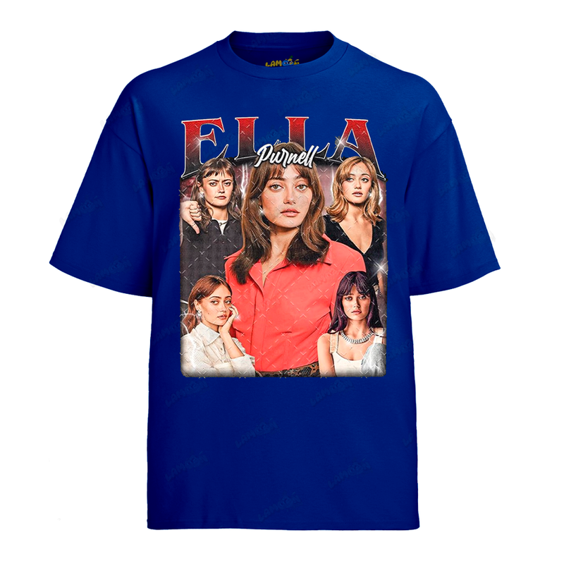 Camiseta Algodão Ella Purnell Atriz 3