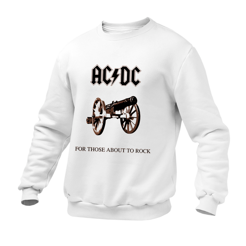 Moletom Gola Redonda For Those About to Rock Banda AC 2026