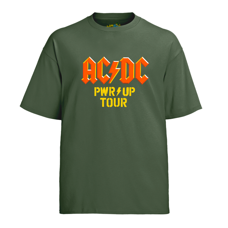 Camiseta Algodão AC PWR World Tour 2026 Datas 1