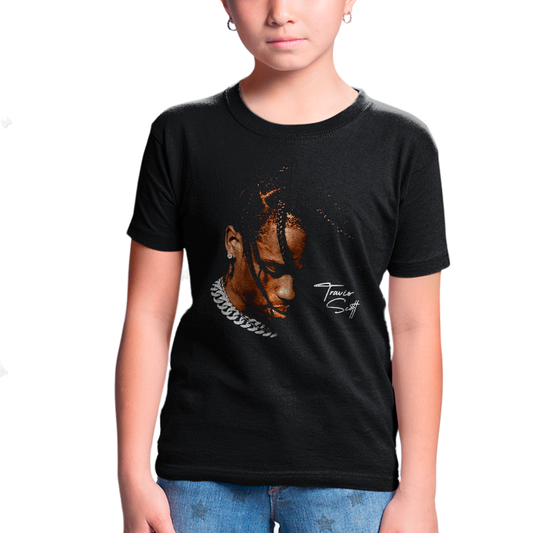 Camiseta Infantil Algodão T shirt Travis Scott Ciclope 2