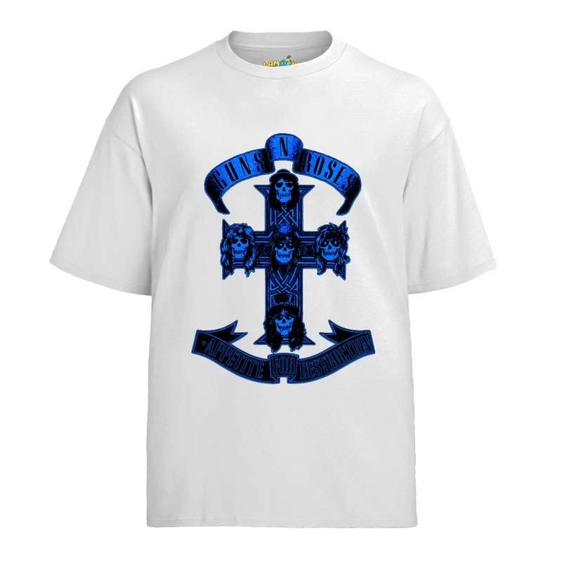 Camiseta Algodão Roses Banda Appetite For Destruction