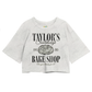 Cropped Oversized Algodão Taylor Swift Bake Shop