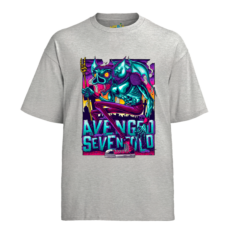Camiseta Algodão Avenged Seven Fold Morcego