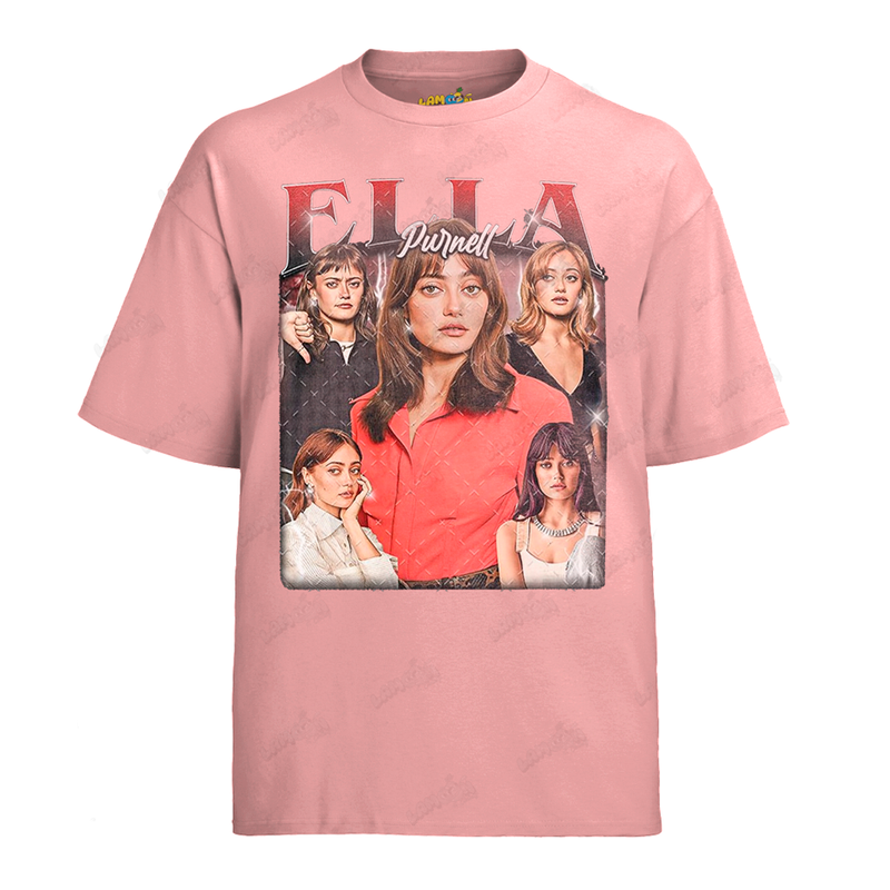Camiseta Algodão Ella Purnell Atriz 3