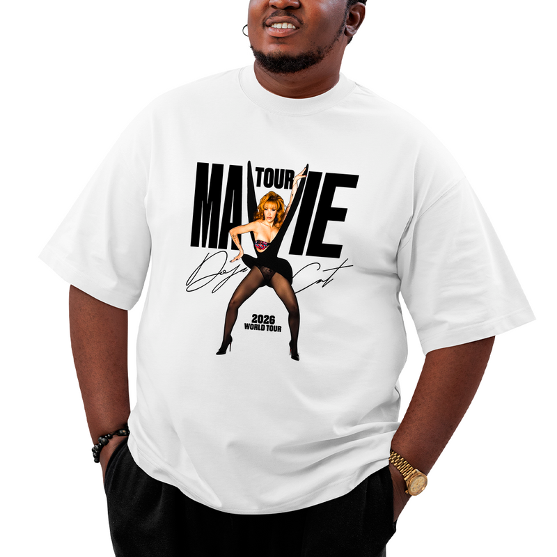 Camiseta Plus Size Doja Cat Worl Tour 2026