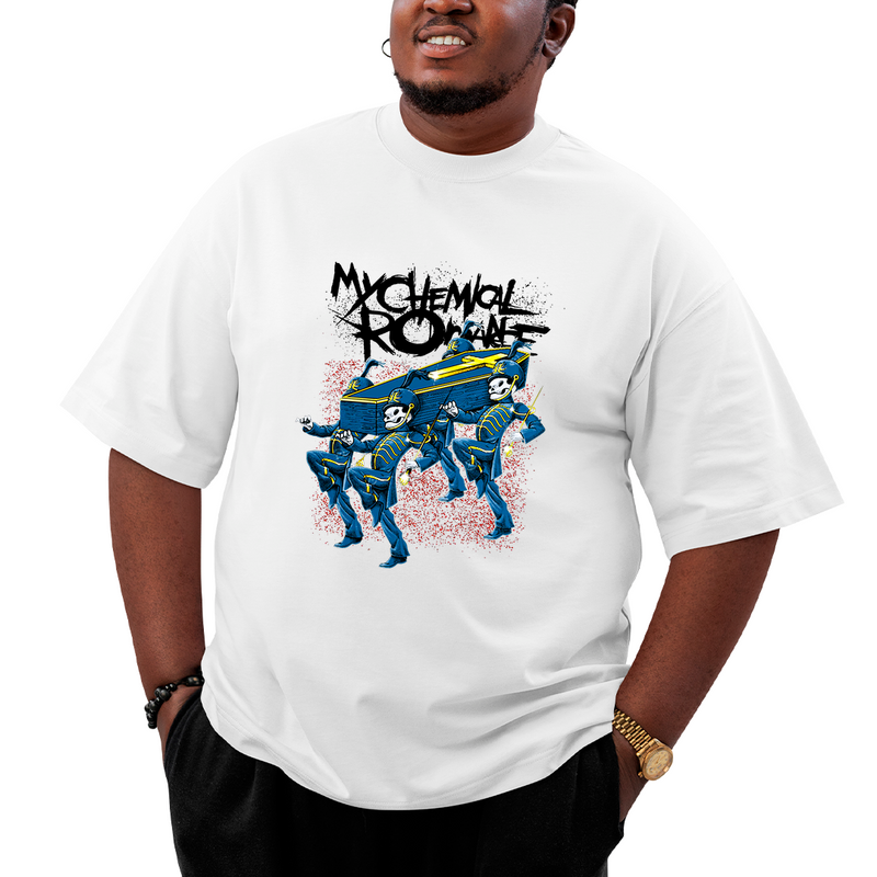 Camiseta Plus Size My Chemical Romance Caveiras