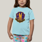 Camiseta Infantil Algodão Unissex T shirt Wandinha Unitas Est Invicta
