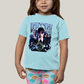 Camiseta Infantil Algodão Unissex T shirt Wandinha Wednesday Blue