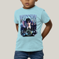 Camiseta Infantil Algodão Unissex T shirt Wandinha Wednesday Blue