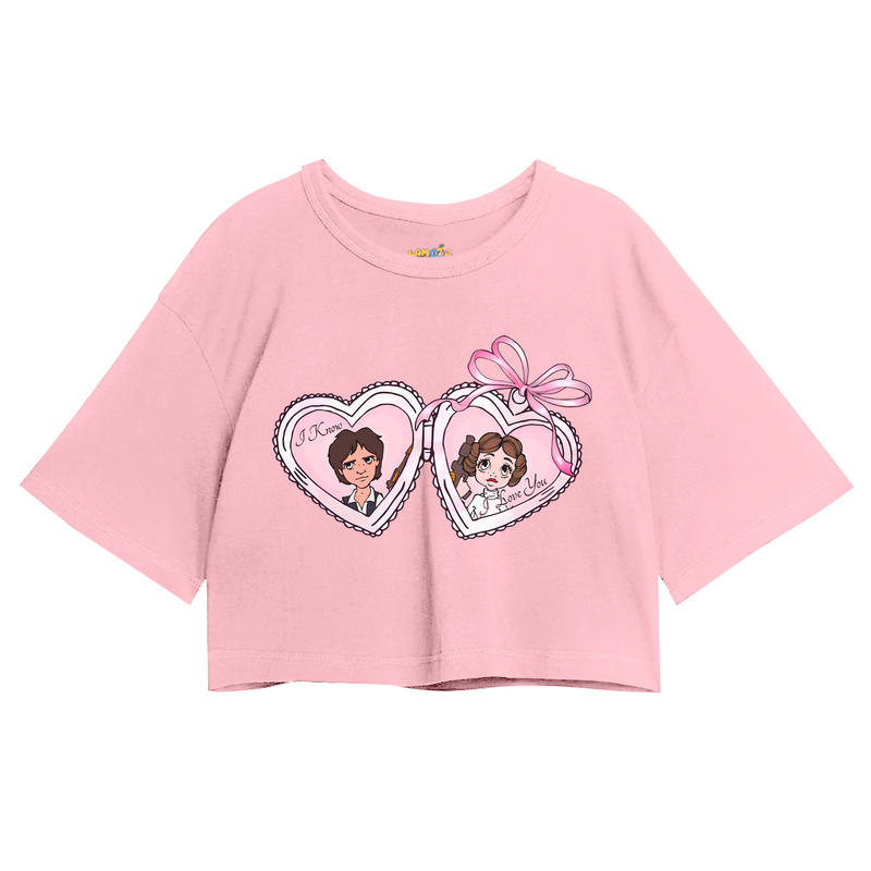 Cropped Oversized Casal Star Princesa Leia e Han Solo