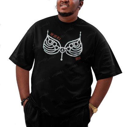 Camiseta Plus Size Algodão Taylor Swift The Life of a Bride