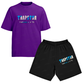 Kit Camiseta e Bermuda Moletom Trapstar