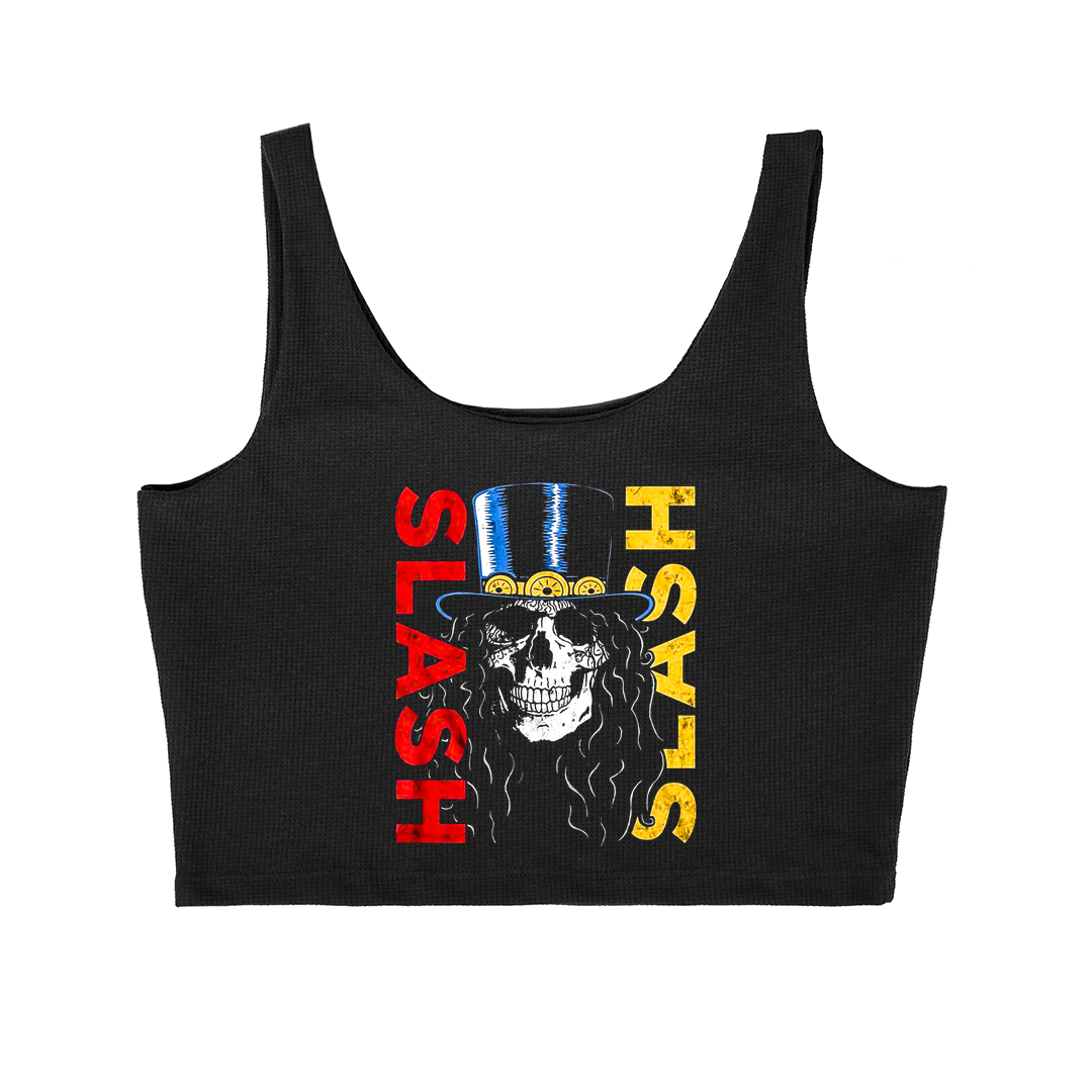 Cropped Cavado Roses Banda Slash Caveira