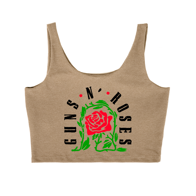 Cropped Cavado Roses Banda Flor