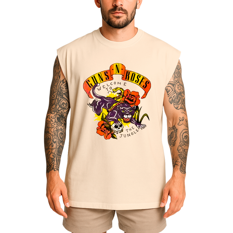 Regata Oversized Roses Banda Welcome To The Jungle