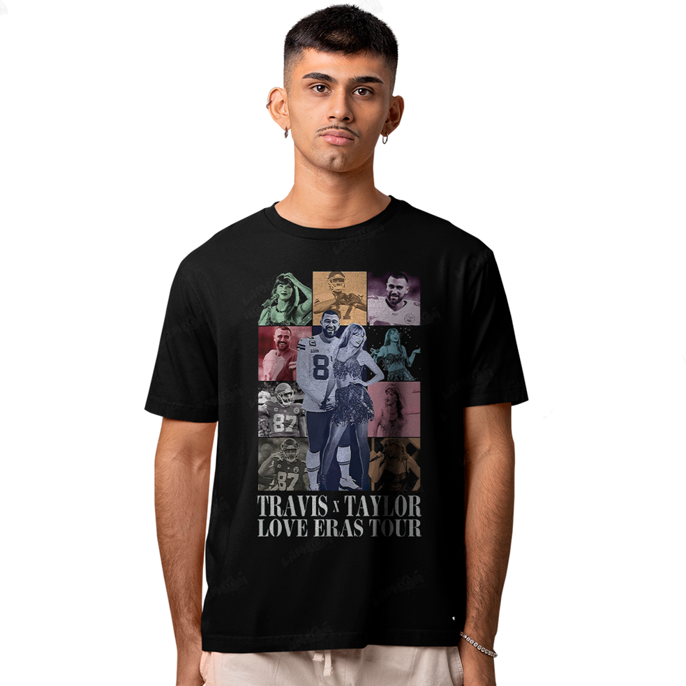 Camiseta Algodão Travis x Taylor Love Eras Tour