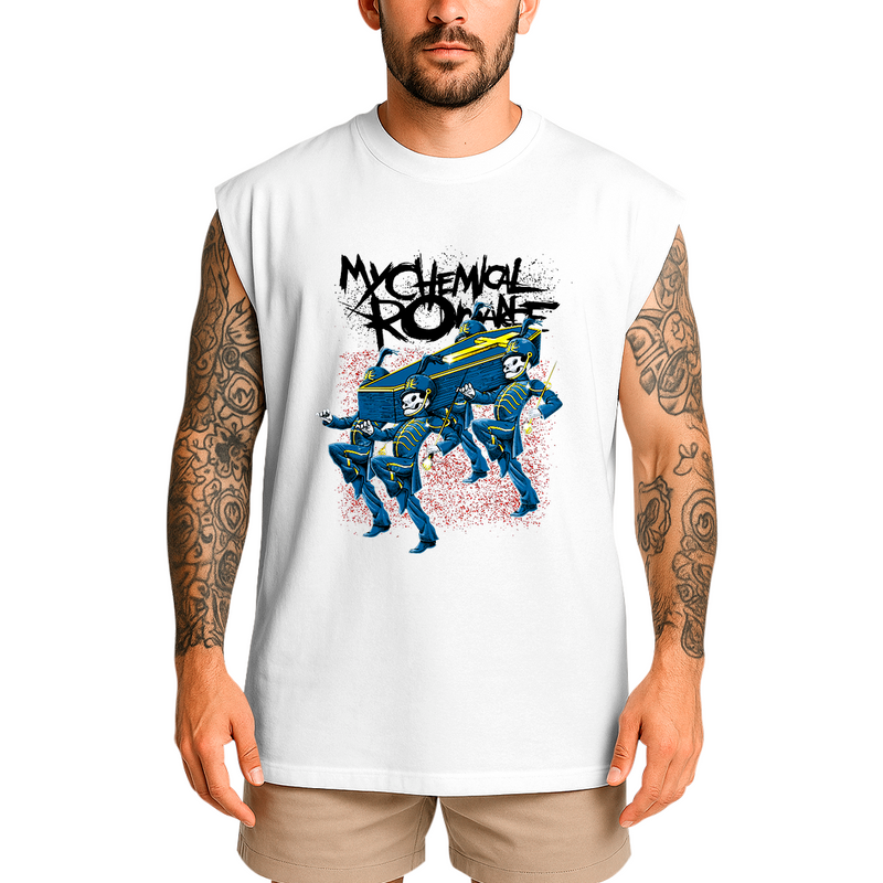 Regata Oversized My Chemical Romance Caveiras