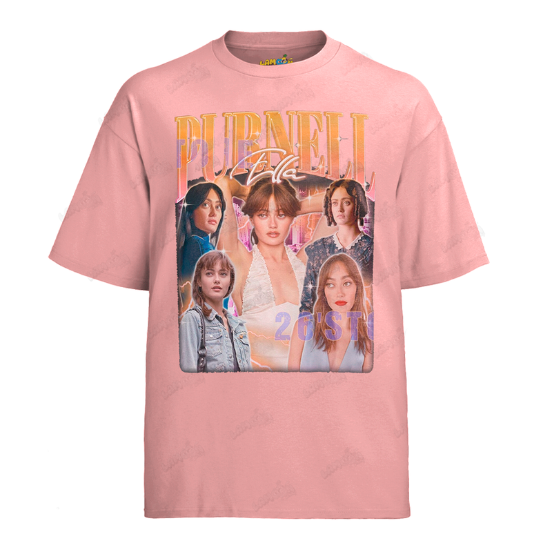 Camiseta Algodão Ella Purnell Atriz 4