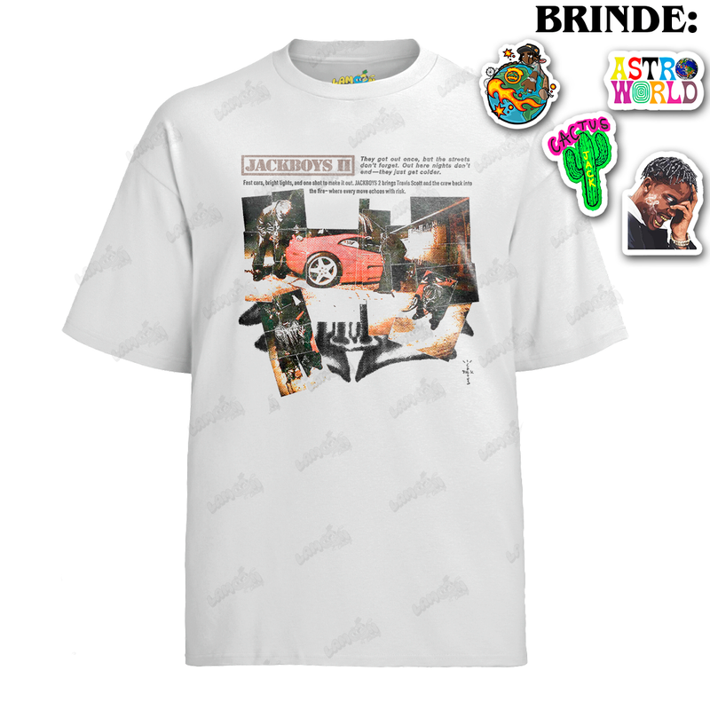 Camiseta Algodão Travis Scott Jack Boys II