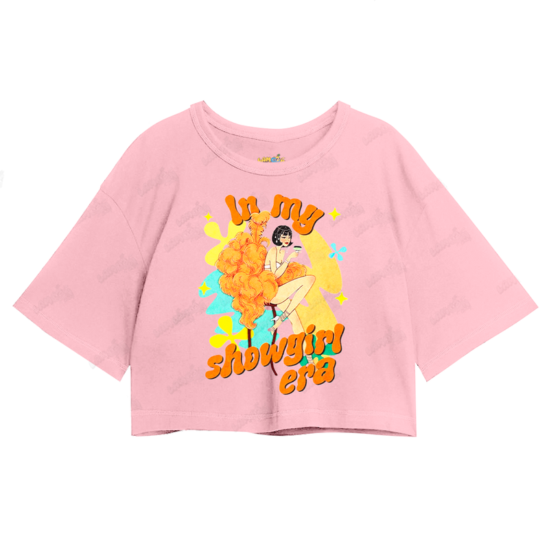 Cropped Oversized Algodão Taylor Swift Showgirl Era