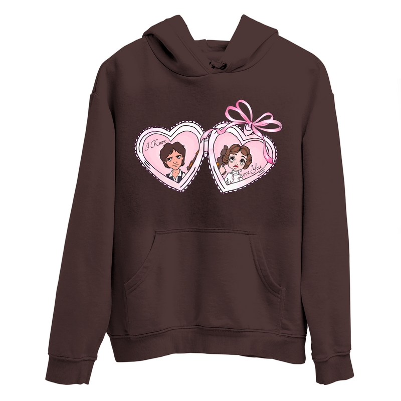 Moletom Canguru Casal Star Princesa Leia e Han Solo