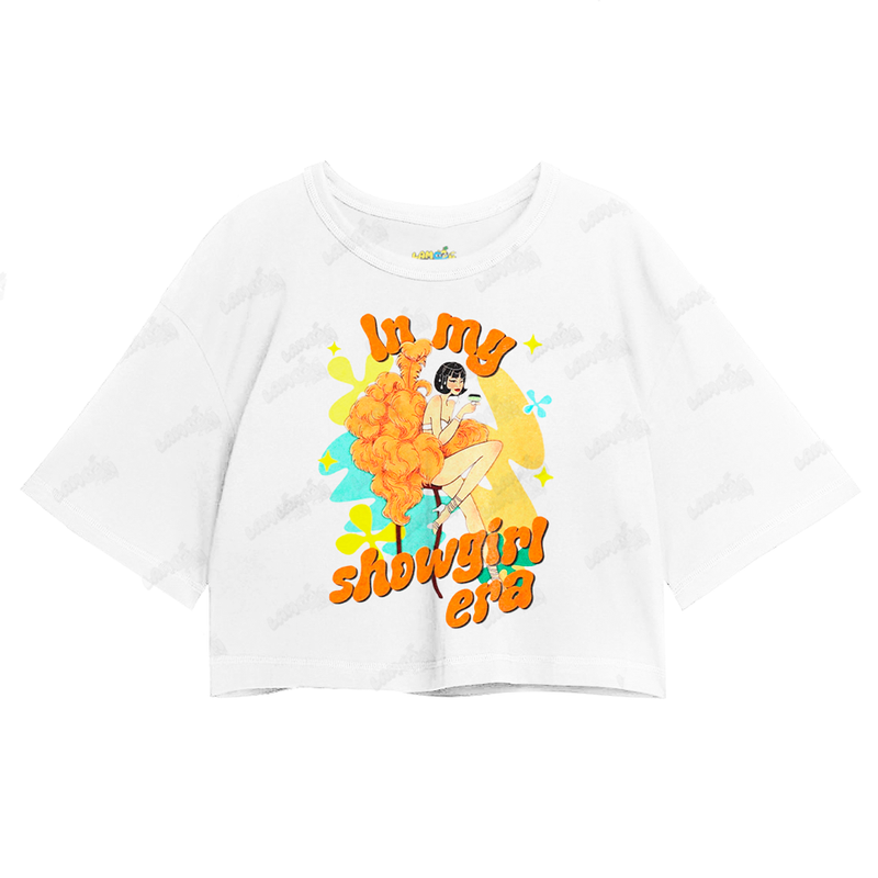 Cropped Oversized Algodão Taylor Swift Showgirl Era