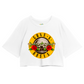 Cropped Oversized Roses Banda Logo Vintage