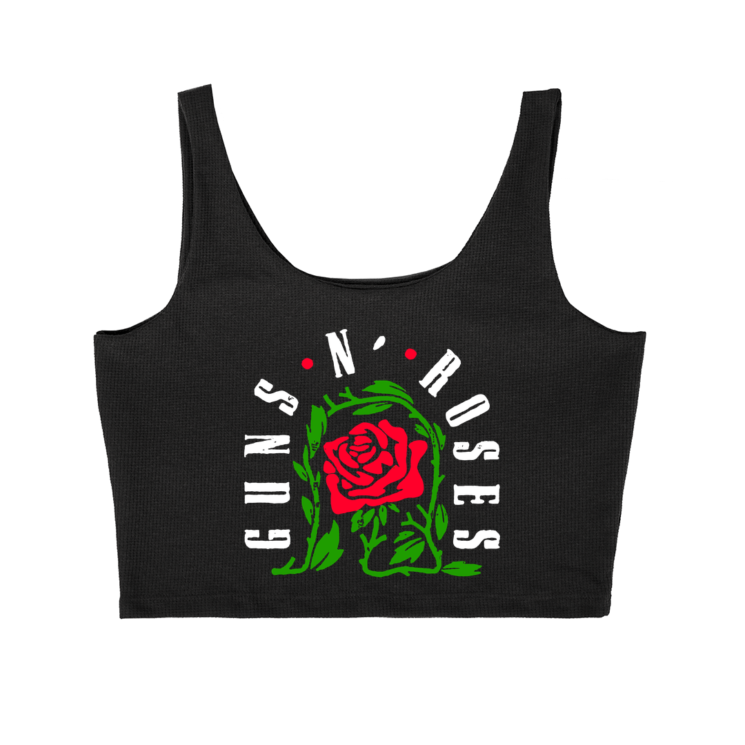 Cropped Cavado Roses Banda Flor