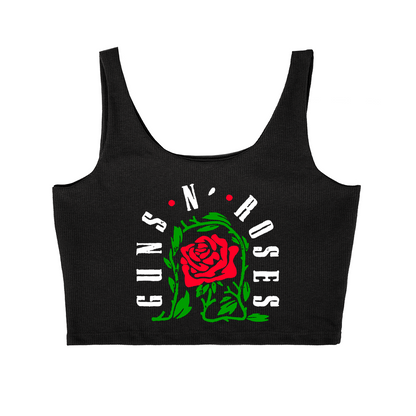 Cropped Cavado Roses Banda Flor