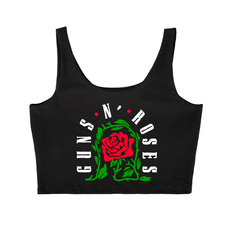 Cropped Cavado Roses Banda Flor