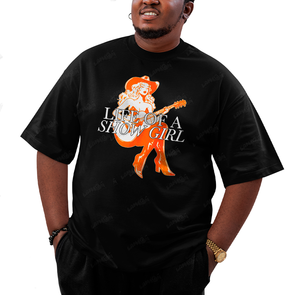 Camiseta Plus Size Algodão Taylor Swift Life of a Showgirl