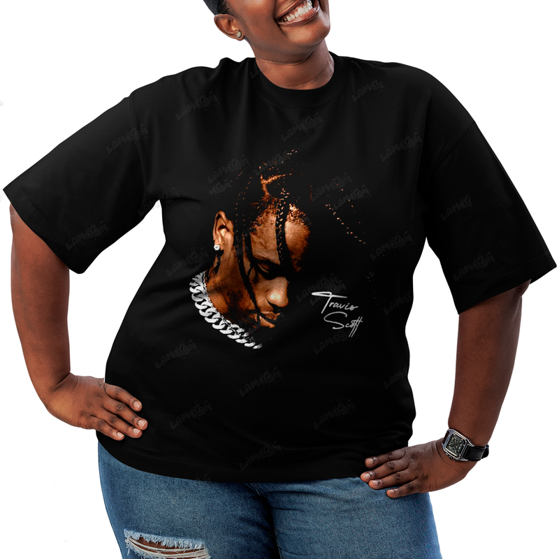 Camiseta Plus Size Algodão T shirt Travis Scott Ciclope 2