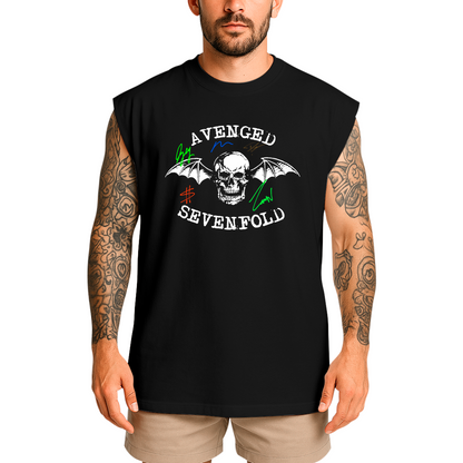 Regata Oversized Avenged Seven Fold Assinaturas