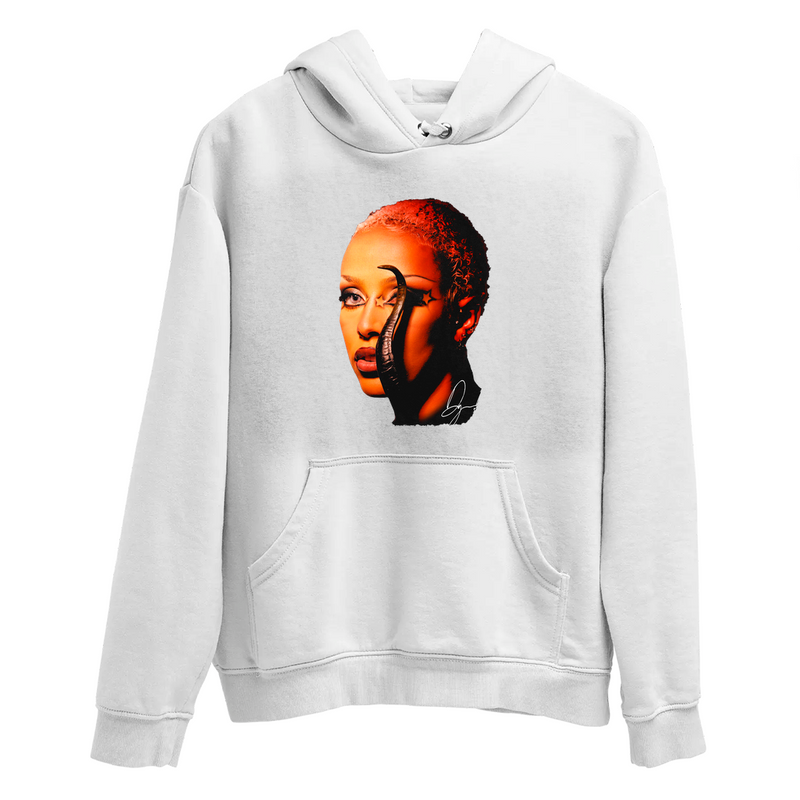 Moletom Canguru Doja Cat Rosto Star