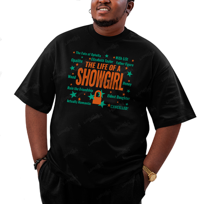 Camiseta Plus Size Algodão Taylor Swift The Life of a Showgirl