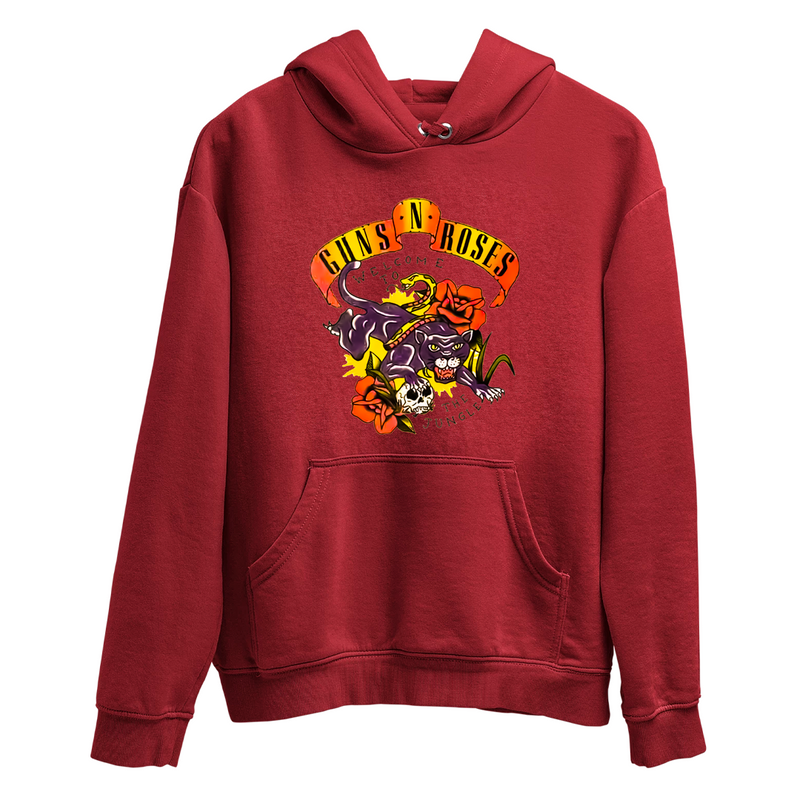 Moletom Canguru Roses Banda Welcome To The Jungle