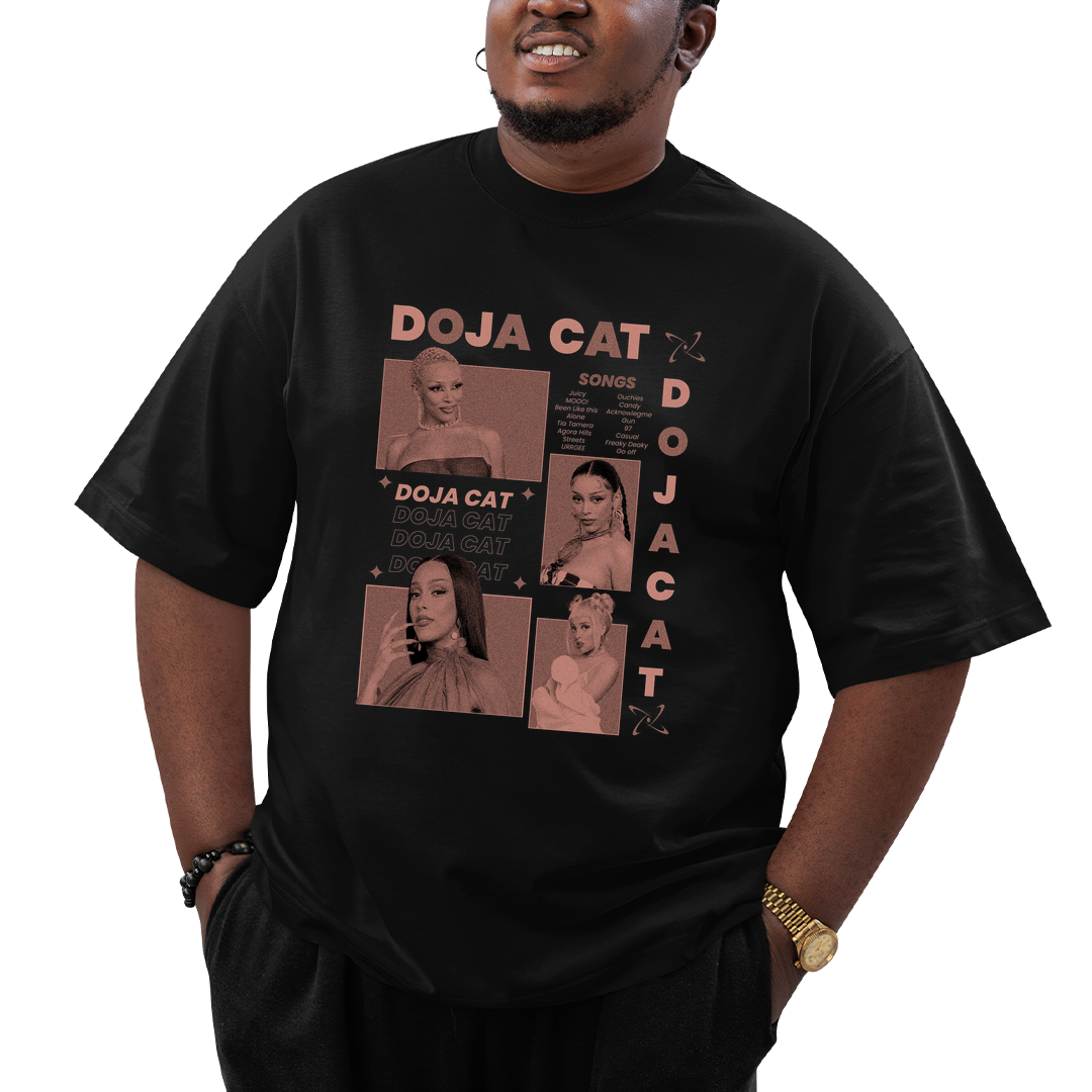 Camiseta Plus Size Doja Cat Songs