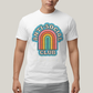 Camiseta Algodão Unissex T shirt Anti Social Club Arco Iris