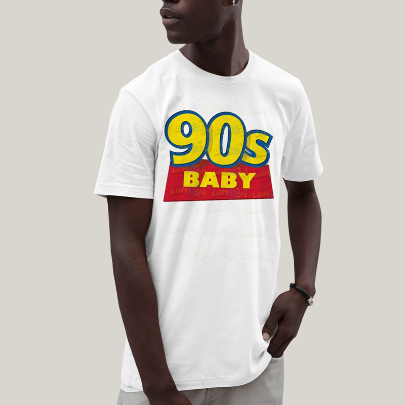 Camiseta Algodão Unissex T shirt 90s Baby Toy Story