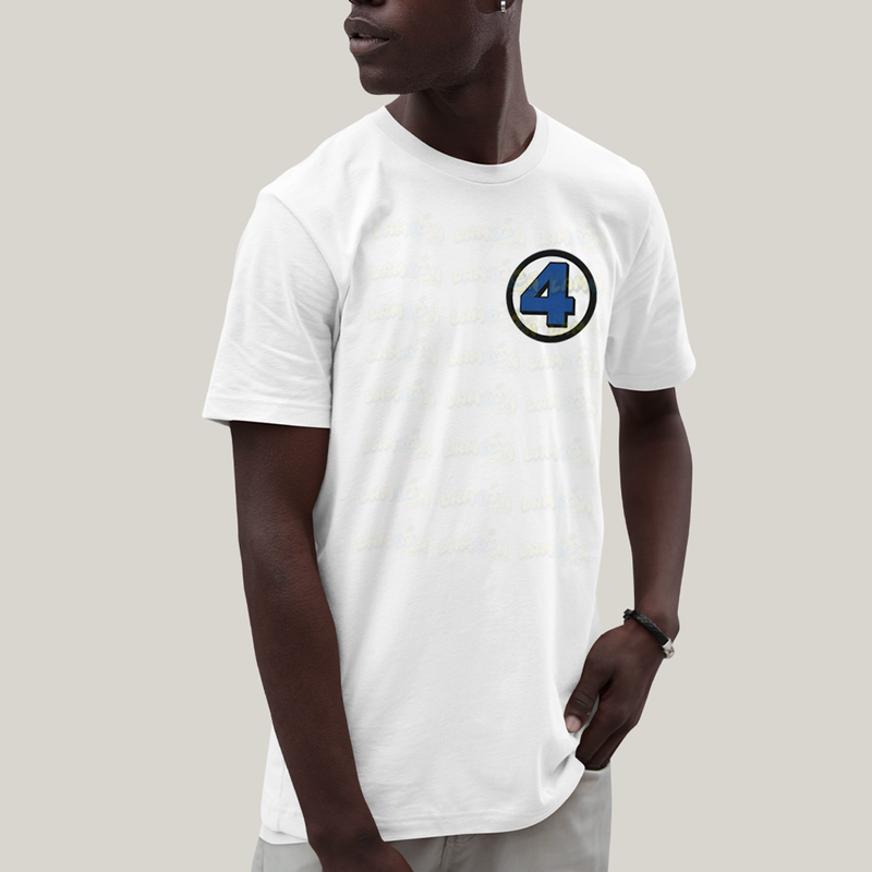 Camiseta Algodão Unissex T shirt Quarteto Fantástico Logo Clássica