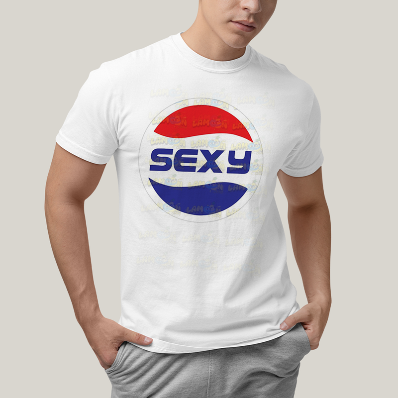 Camiseta Algodão Unissex T shirt Sexy Logo Pep si