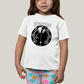 Camiseta Infantil Algodão Unissex T shirt Wandinha Wednesday Black White