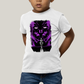 Camiseta Infantil Algodão Unissex T shirt Quarteto Fantástico Galactus & Surfista Prateado